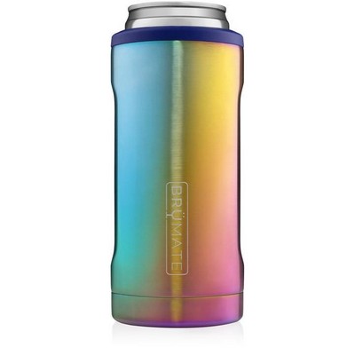 BruMate Hopsulator 12 Oz. Slim Can Rainbow Titanium