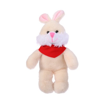 Soft Plush Bunny with Bandana