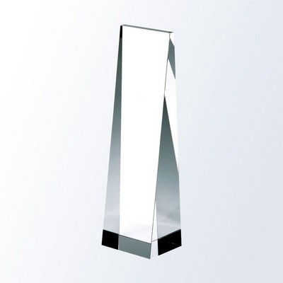 Medium Rectangular Tower Optic Crystal Award