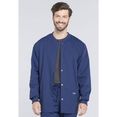 Cherokee® Men's Stretch Poplin Snap Front Jacket