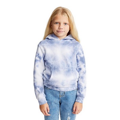 Youth Fleece Cloud Tie Dye Pullover Hoodie