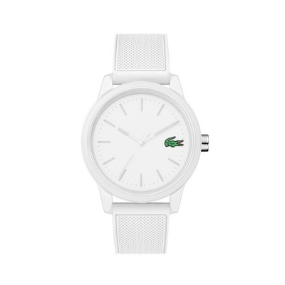 Lacoste™ Men's L.12.12. Watch w/White Silicone Strap