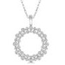 Jilco Inc. Twin Halo Diamond Necklace