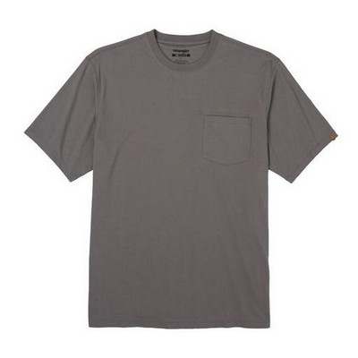 Wrangler® Riggs Workwear® Men's Nickel Gray Short Sleeve Pocket Performance T-Shirt