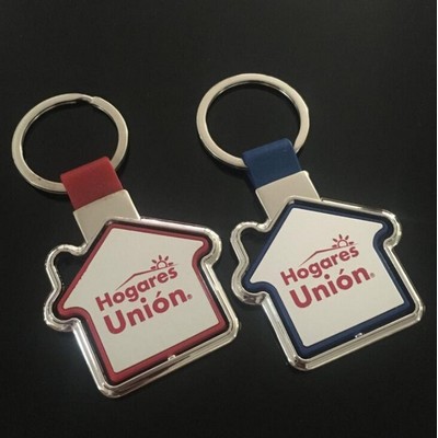 2 Tone House Spinner Keychain