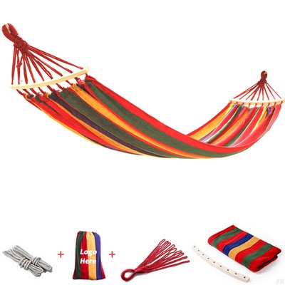 Canvas Hammock With Spreader Bar