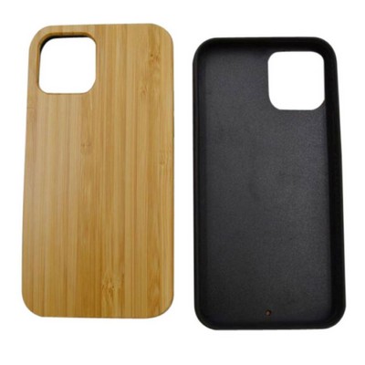 iPhone 12 Pro Max Bamboo Wood Case w/TPU Edges