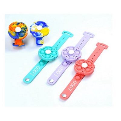 Bubble Wristband Finger Toy Bracelet 360 Rotation