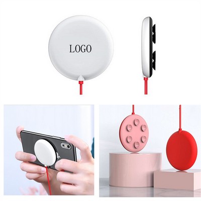 5W Mini Suction Cup Phone Wireless Charger for Convenient and Secure Charging