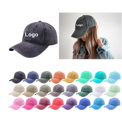 Unisex Vintage Washed Baseball Cap Baseball Hat