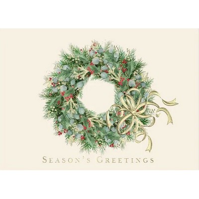 Regal Wreath Holiday Card