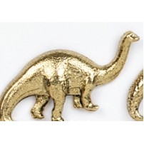 Long Neck Dinosaur Stock Casting Lapel Pin