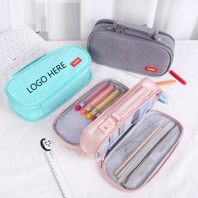 Portable Canvas Pencil Pouch