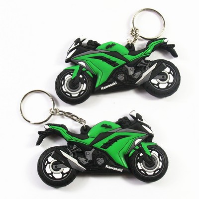 Customized Motorcycle Soft PVC Key Tag