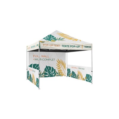 Pop-up Tent 10x10 ft - 4 Sides Printing - Frame 50mm (KIT)