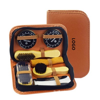 8Pcs Shoes Polishing Cleaning Kit