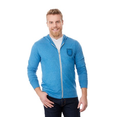 Men's GARNER Lightweight Knit Full Zip Hoodie with Thumb Holes