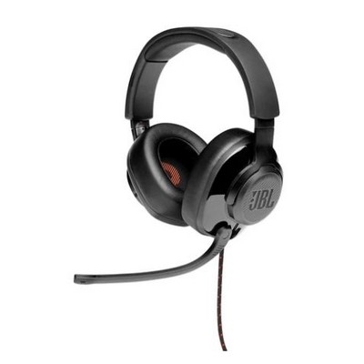 JBL Quantum 200 Wired Over-Ear Gaming Headset w/ Flip-up Mic