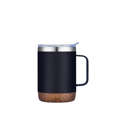 12oz Vacuum Mug with Cork Bottom