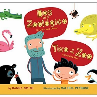 Two at the Zoo/Dos en el zoologico Board Book (Bilingual English-Spanish)