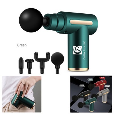 Mini Muscle Massage Gun Fascial Gun 6 Speed Levels Mini Massager