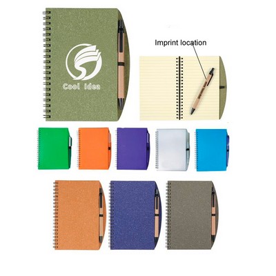 Spiral Notebook and Pen