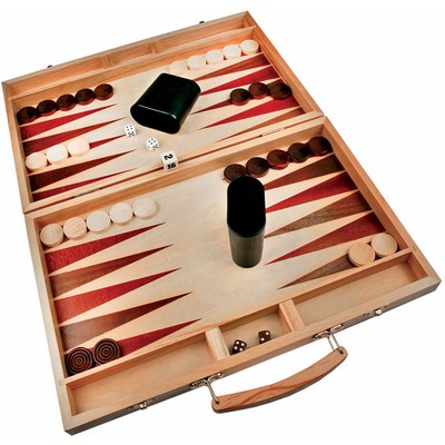 Wood Backgammon Game Gift Set