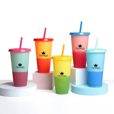 24 Oz Color Changing Cups