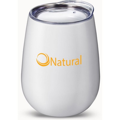 10 oz. Stemless Vacuum Wine Tumbler with Lid