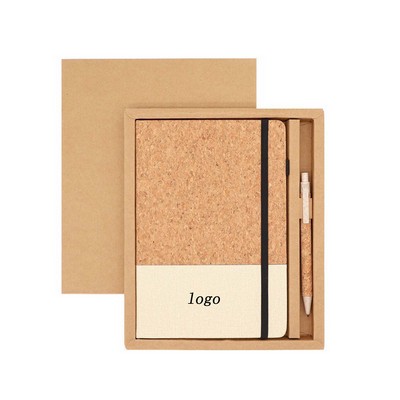 Cork Splice Notebook with Ballpoint Pen