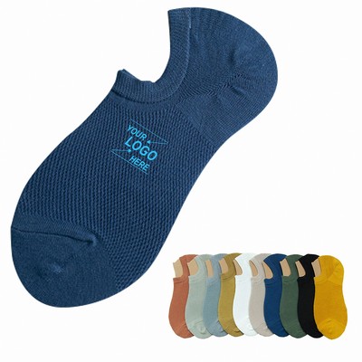 Men's Invisible Cotton Ankle Socks