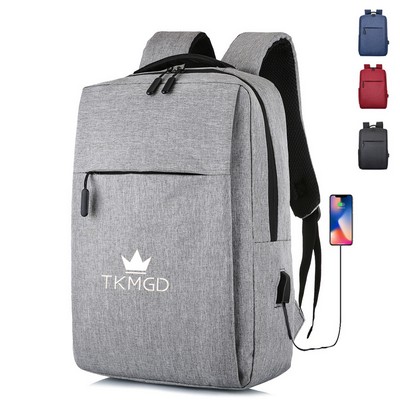 USB Charging Port Laptop Backpack