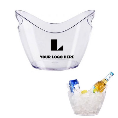 4 Liter Clear Acrylic Ice Bucket