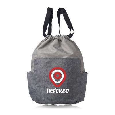 Satchel Drawstring Backpack (2 Color Imprint)