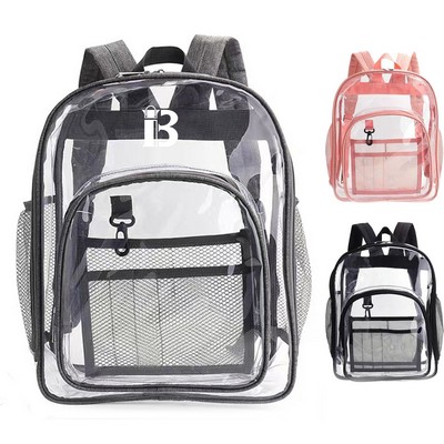 Medium PVC Clear School Backpack