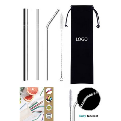 Stainless Steel Straw Set