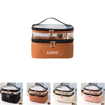 Double Layer Cosmetic Bag