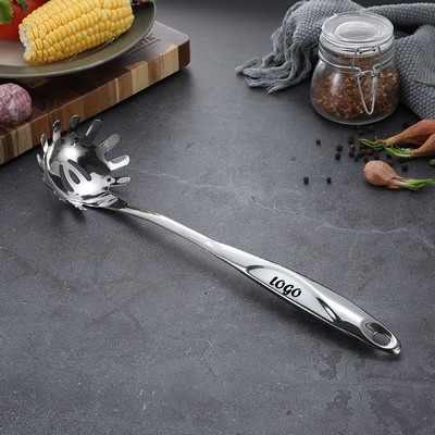 Food Grade Stainless Steel Kitchen Tool Pasta Fork Spaghett Server