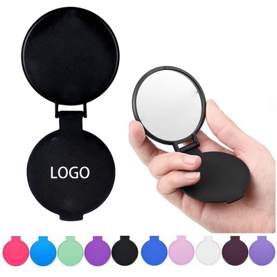 Pocket Small Round Portable Folding Makeup Mirror