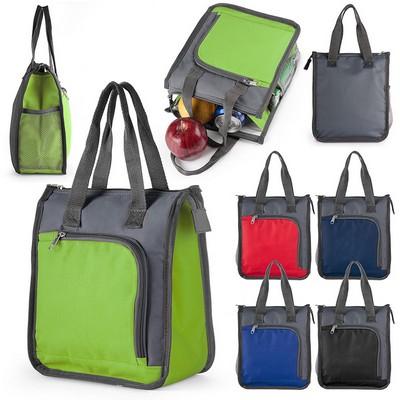 Dual-Tone Thermal Lunch Cooler Bag