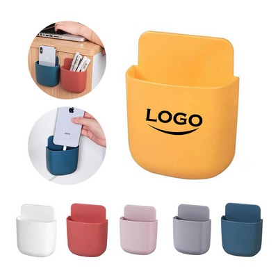 Wall-Mounted Mobile Phone Remote Control Storage Box