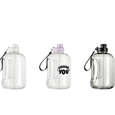 Sports Drinking Water Jug Water Bottle With Times