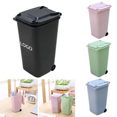 Desktop Trash Can Pen Holder