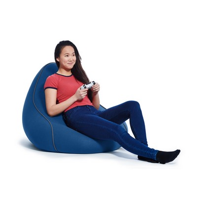 Yogibo Lounger Modular Gaming Bean Bag Chair w/Blue Cover