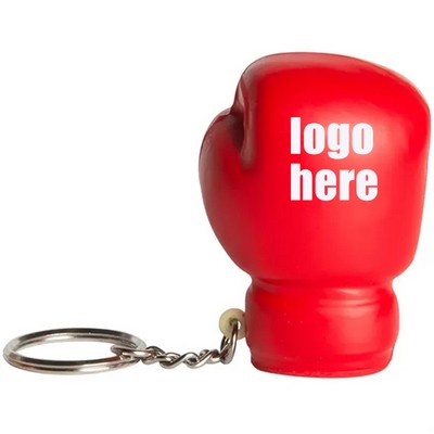 Boxing Glove Stress Reliever Key Chain