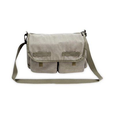 Everest Large Canvas Messenger Bag