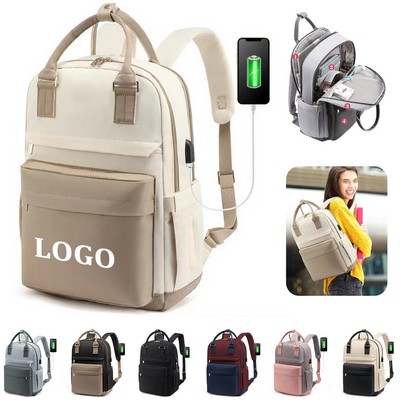 15.6 Inch Laptop Bag with USB Port