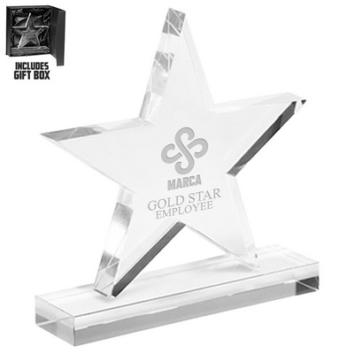 Star Crystal Glass Custom Awards