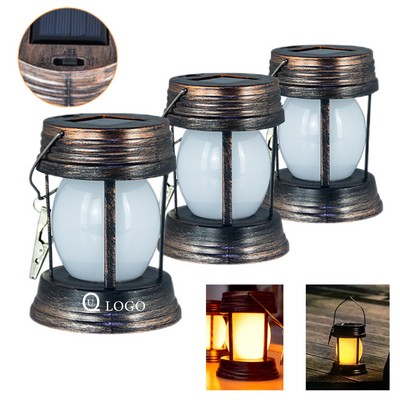 Solar Retro Garden Lantern Light