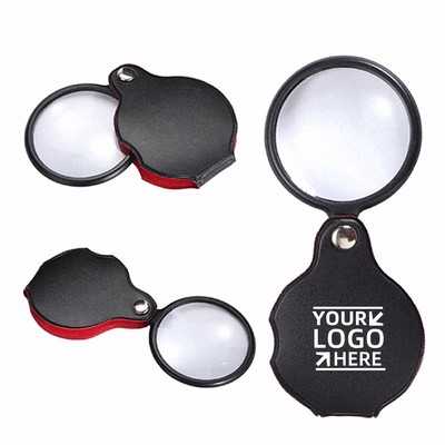 10X Magnifying Glass with Leather Case